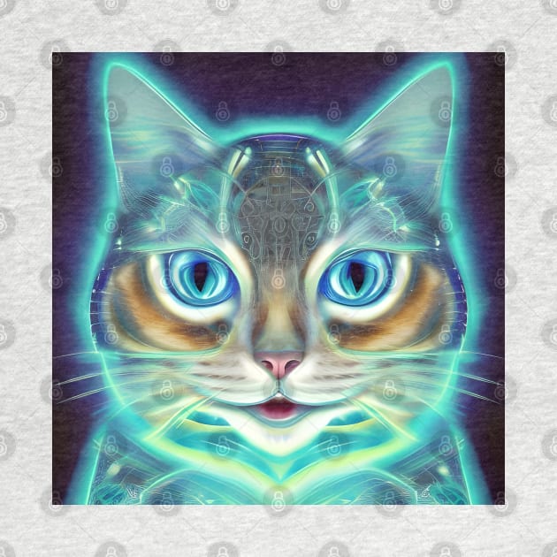 Kosmic Kitty (6) - Trippy Psychedelic Cat by TheThirdEye